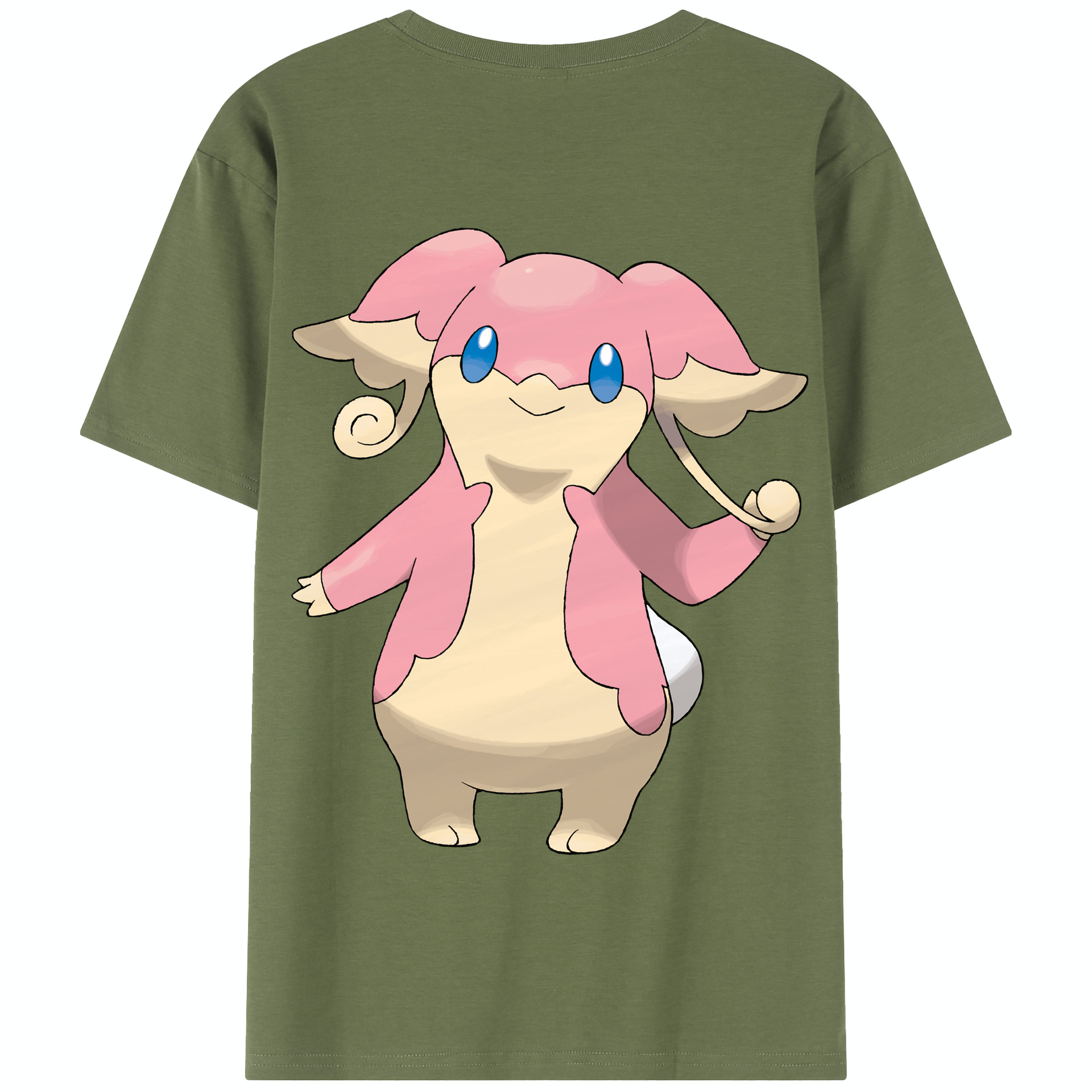 （画像用） ポケットモンスター Pokémon 綿100％半袖Tシャツ（背面プリント）